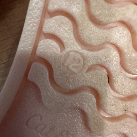 CAT & JACK GIRLS PINK SANDALS SIZE 12 - Picture 4 of 6